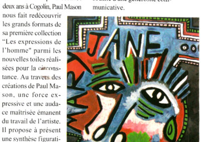 Paul Richard Mason Galerie Mason Noirez Saint Tropez Artiste Peinture Contemporary Art Modern Art Art