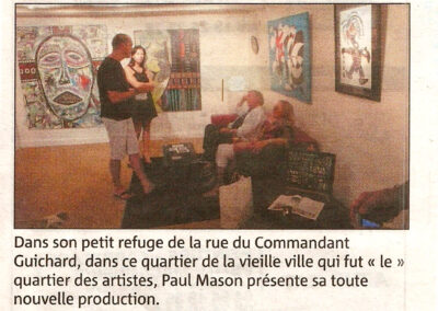 Paul Richard Mason Galerie Mason Noirez Saint Tropez Artiste Peinture Contemporary Art Modern Art Art