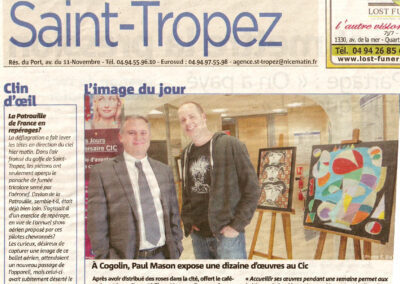 Paul Richard Mason Artiste Mason Paul Mason Galerie Mason Noirez Saint-Tropez