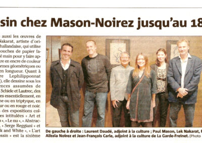 Paul Richard Mason Artiste Mason Paul Mason Galerie Mason Noirez Saint-Tropez